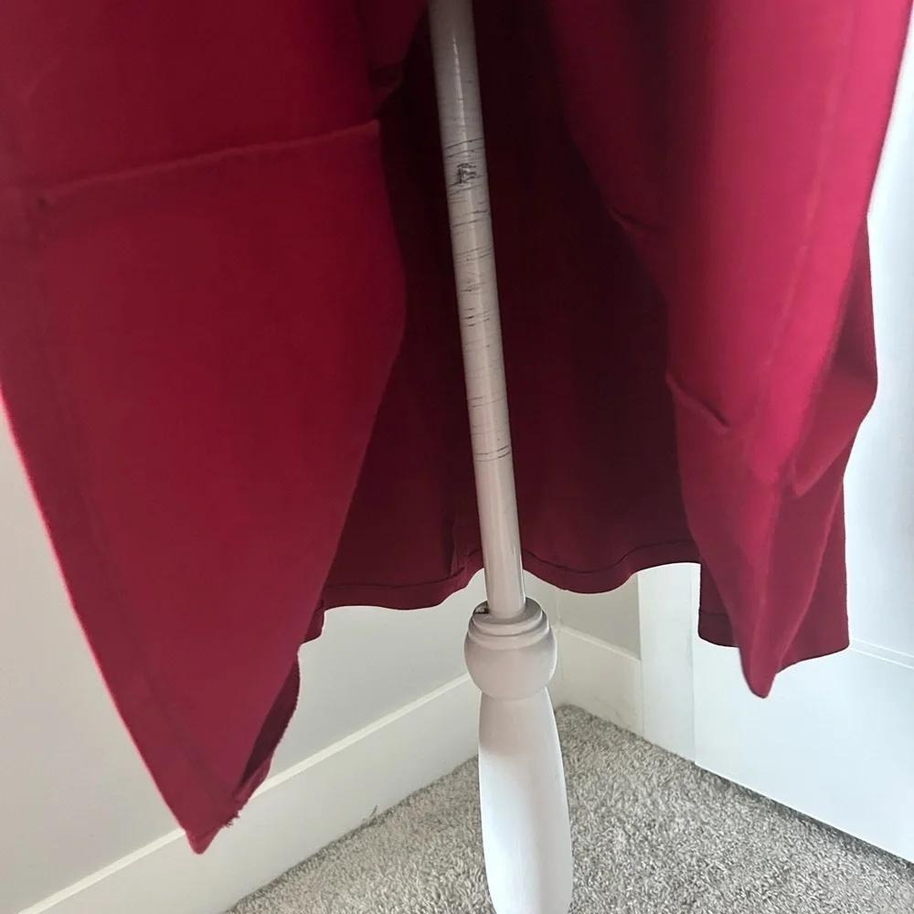 Coldwater Creek Red A-Line Midi Dress - Picture 6 of 9